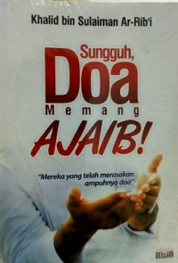 Image of Sungguh, Doa Memang Ajaib