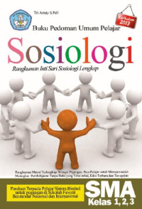 Image of Buku Pedoman Umum Pelajar Sosiologi